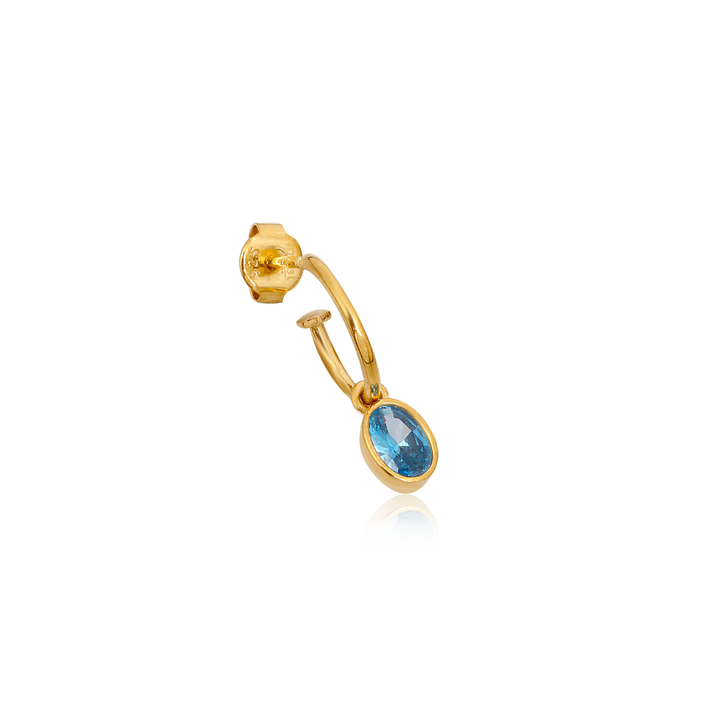 Rasalas øreringer himmelblå