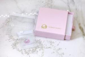 Aludra charm til ørering rosa