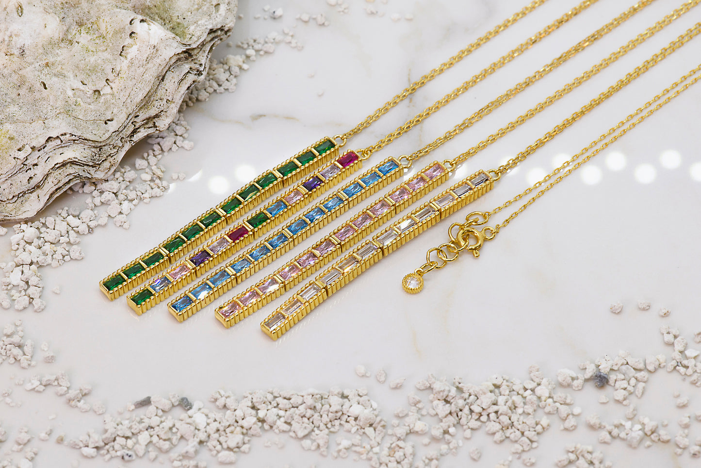 Capella halskjede grønn