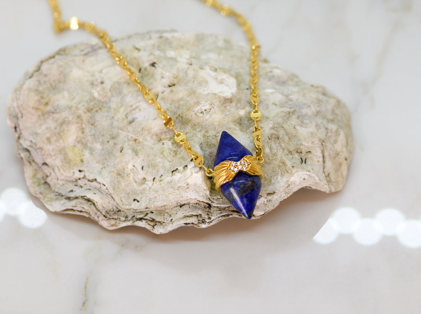 Estelle halskjede Lapis Lazuli