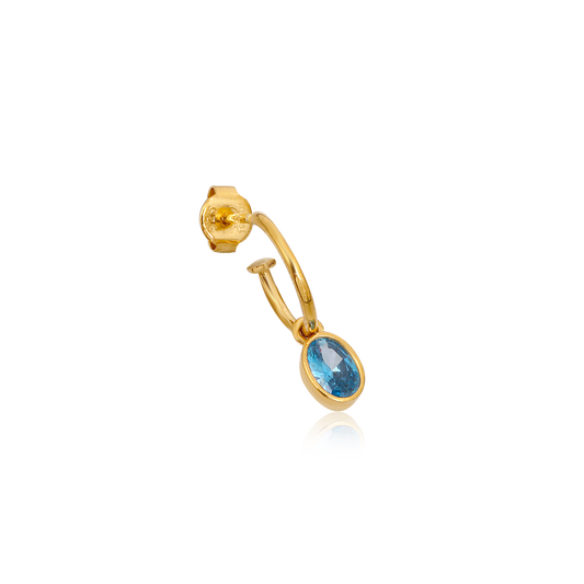 Rasalas øreringer himmelblå