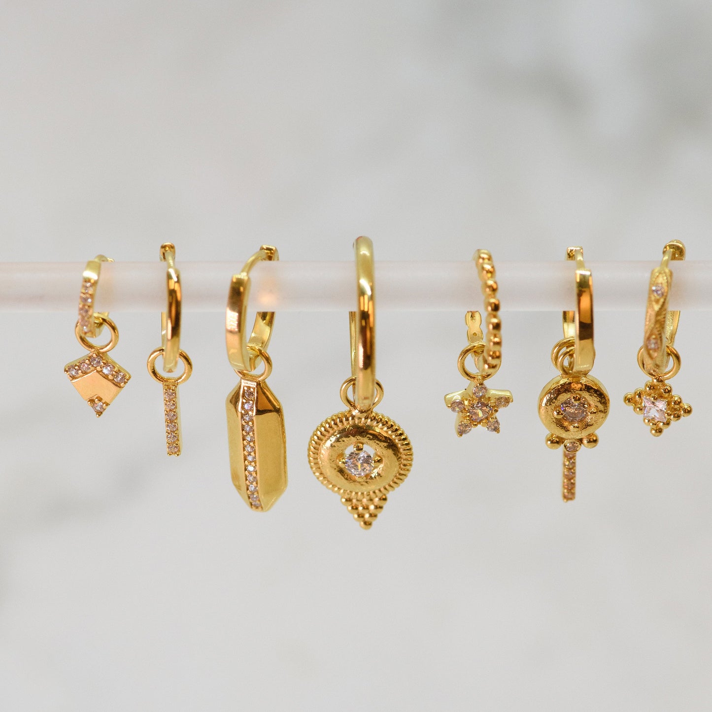 Polaris charm til ørering