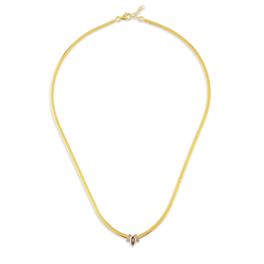 Pavo amethyst halskjede