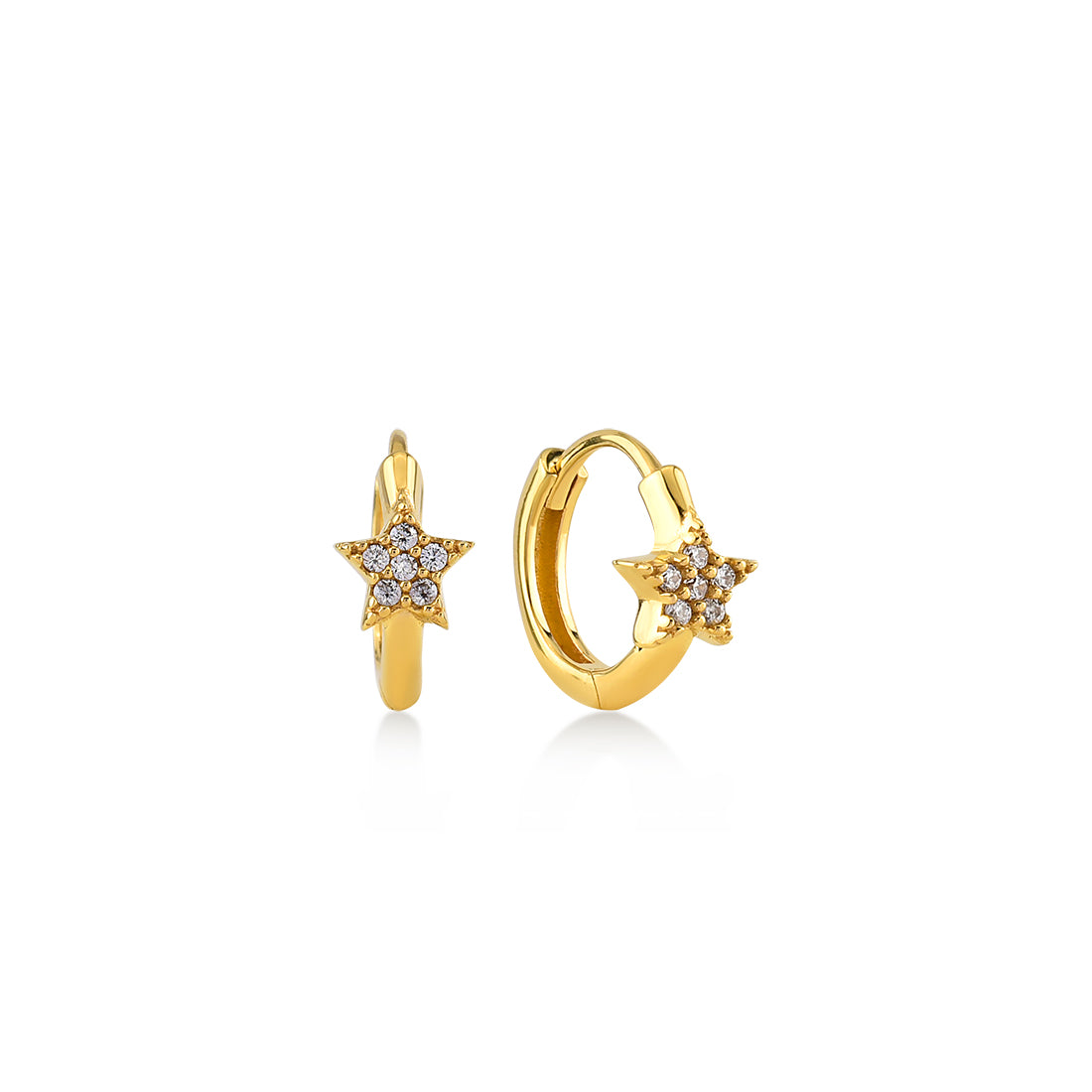 Mimosa øreringer blank