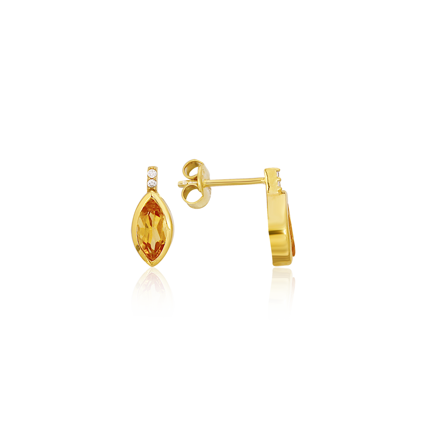 Dorado øredobber champagne