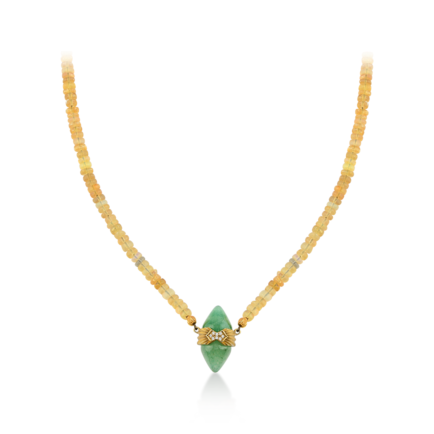 Lyra halskjede med gemstones