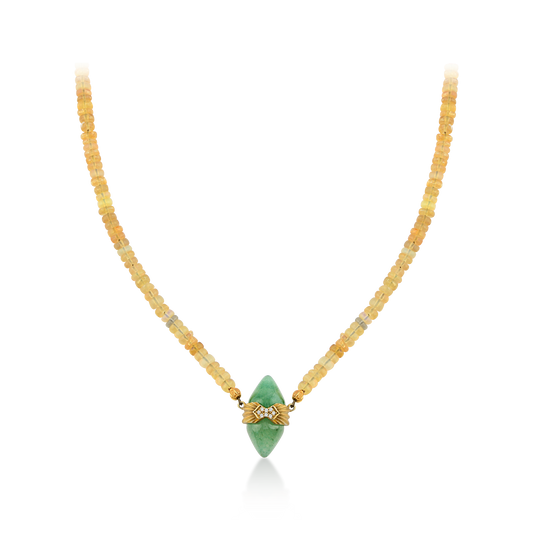 Lyra halskjede med gemstones